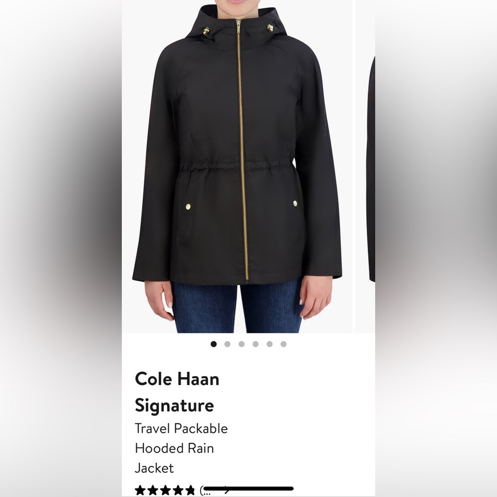 Cole Haan Signature Travel Packable Rain Jacket